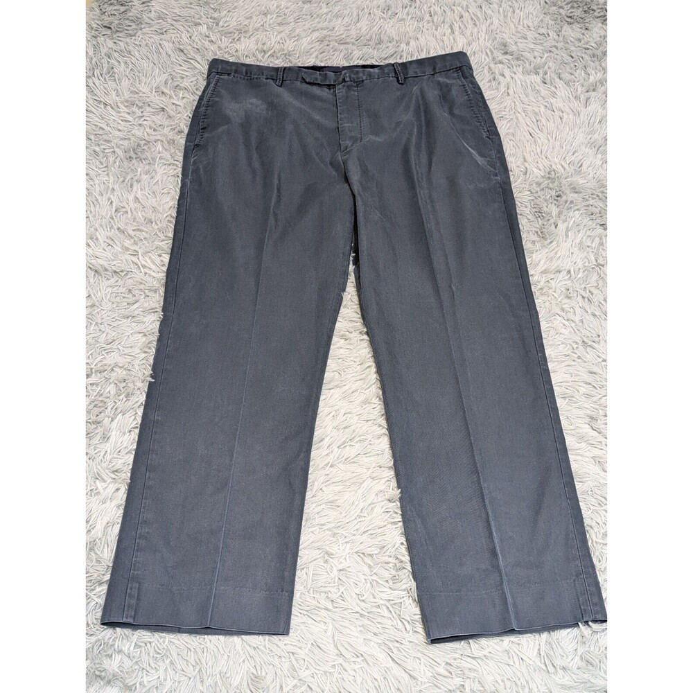 Peter Millar Collection Men Chino Pants 38x27 Blue Straight Leg Golf Outdoor